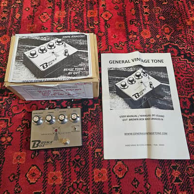 2021 General Vintage Tone The Brown Box MKII pro Overdrive Unit image 1