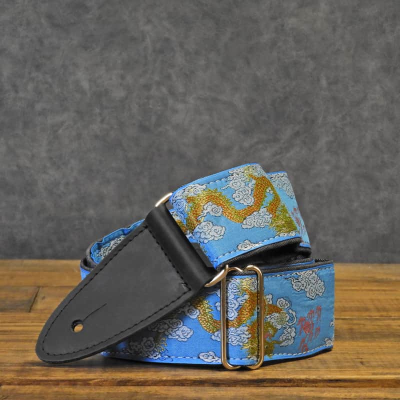 Jodi Head Verna Series Denim Back Guitar Strap New from Authorized Dealer 2026 - Verna Dragon image 1