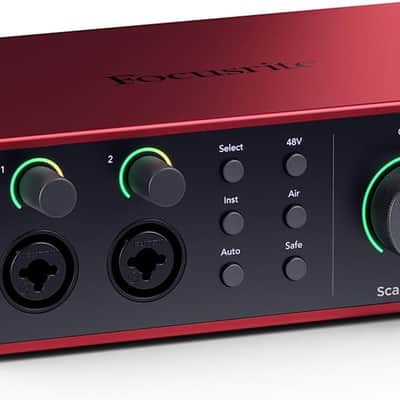 Focusrite Scarlett 4i4 4th Gen USB Audio Interface - Red image 1