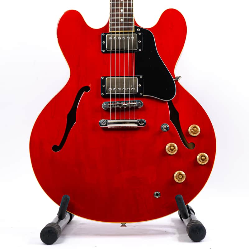 Burny RSA-60 ES-335 Style Guitar Cherry Red w/ Dual | Reverb Sweden