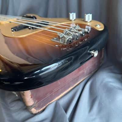 Vintage 1970s Ibanez P Bass Challenger - Sunburst Finish - MIJ - Lawsuit era - w/ Ibanez HSC image 14