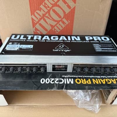 Behringer Ultragain Pro MIC2200 Vacuum Tube Mic Line Preamp 2009 - Present - Standard image 3