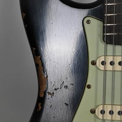Fender Custom Shop Limited Edition 1962 Stratocaster w/ Handwound 60/63 Pickups, Heavy Relic- Black 2026 (CZ589673) image 12