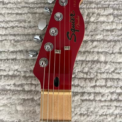 Squier Contemporary Telecaster HH (2018) – Dark Metallic Red, Maple Neck image 10