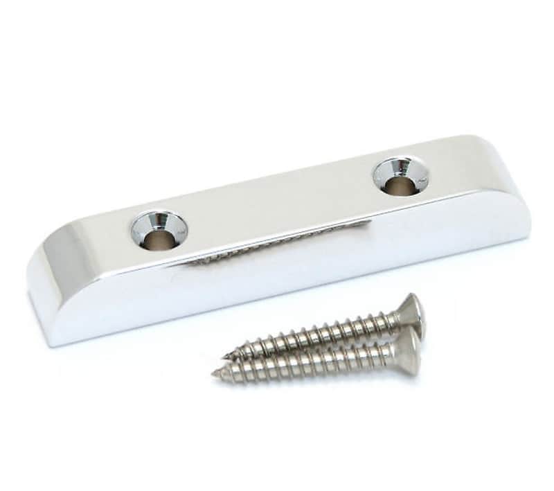 Schaller Bass Thumbrest for Modern & Vintage Fender Jazz & P Bass HS221 15160200  Chrome image 1