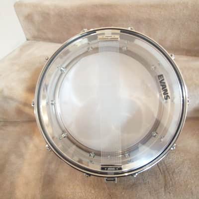 Ludwig LM 400 Supraphonic snare drum, blue/olive badge - mint open box! image 13