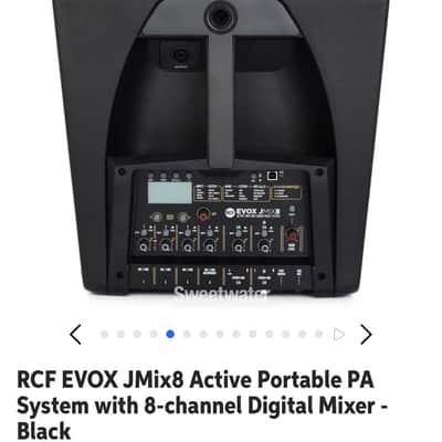 2 RCF EVOX JMIX8 Portable Active Line Array PA System 2020s - Black image 13