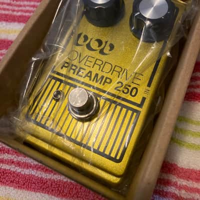 DOD Overdrive Preamp 250 Reissue 1995 - Present - Yellow image 1