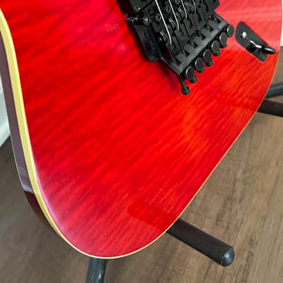 Hamer USA TLE Custom 1986 Red Boomerang Inlays Electric Guitar Tele Style image 20