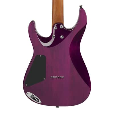 Charvel Pro-Mod Plus Dinky DK24 HH HT E QM Electric Guitar - Violet Radiance image 7
