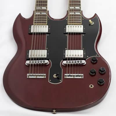 Gibson Eds-1275 Double Neck CS 1991 - Cherry image 4