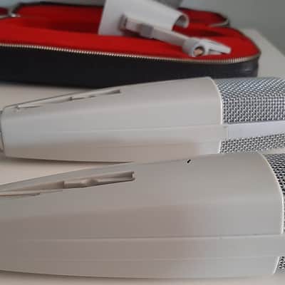 Set of 2x Sennheiser MD 421-N Cardioid Dynamic Microphones 1960s - 1980s - White image 11