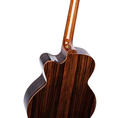 Ortega STRIPEDSU.ACB The Private Room Solid Alaskan spruce top Mahogany Neck 4-String Acoustic-Electric Bass Guitar w/Deluxe Gig Bag image 9