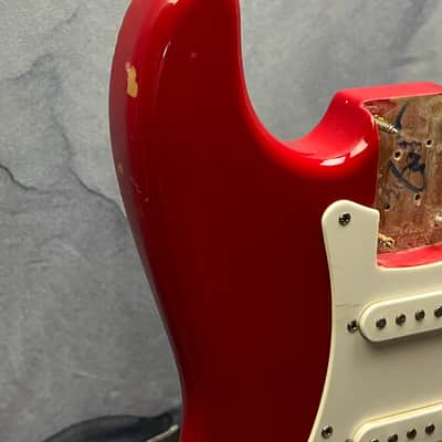 Squier Loaded 20th Anniversary Affinity Stratocaster Body Dakota Red image 3