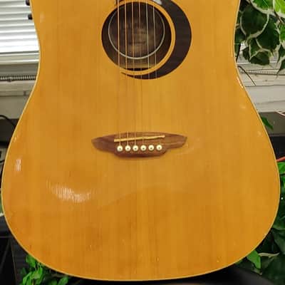 Luna Oracle Eclipse OCL ECL Acoustic Guitar w/ Built-In Electronics - Natural image 2
