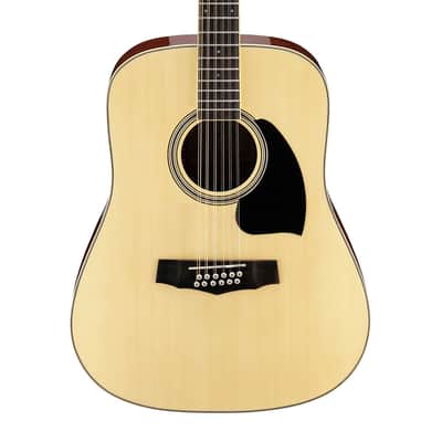 Used Ibanez PF1512 12-String Dreadnought Acoustic Guitar - Natural image 1
