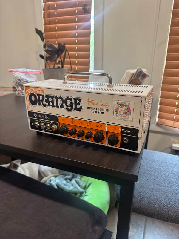 Orange Brent Hinds Terror 2-Channel 15-Watt Guitar Amp Head 2018 - 2019 - White image 1