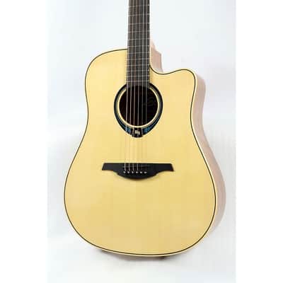 Lag Guitars Tramontane HyVibe THV20DCE Dreadnought Acoustic-Electric Smart Guitar Regular Natural image 3