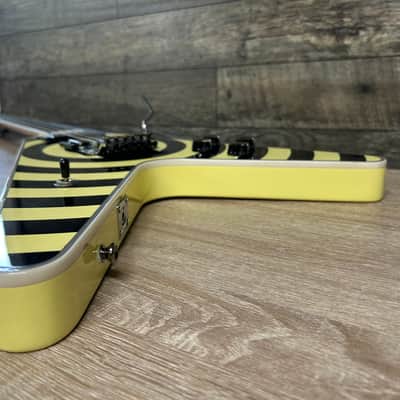 Firefly Elite Flying V Zakk Wylde Bullseye Tribute Guitar w/ 1980s Original Floyd Rose #1803 image 20