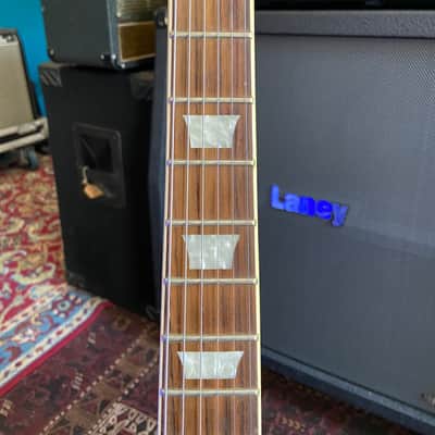 Blitz by Aria Pro II 450 CS Leopard - Cherry Sunburst image 4