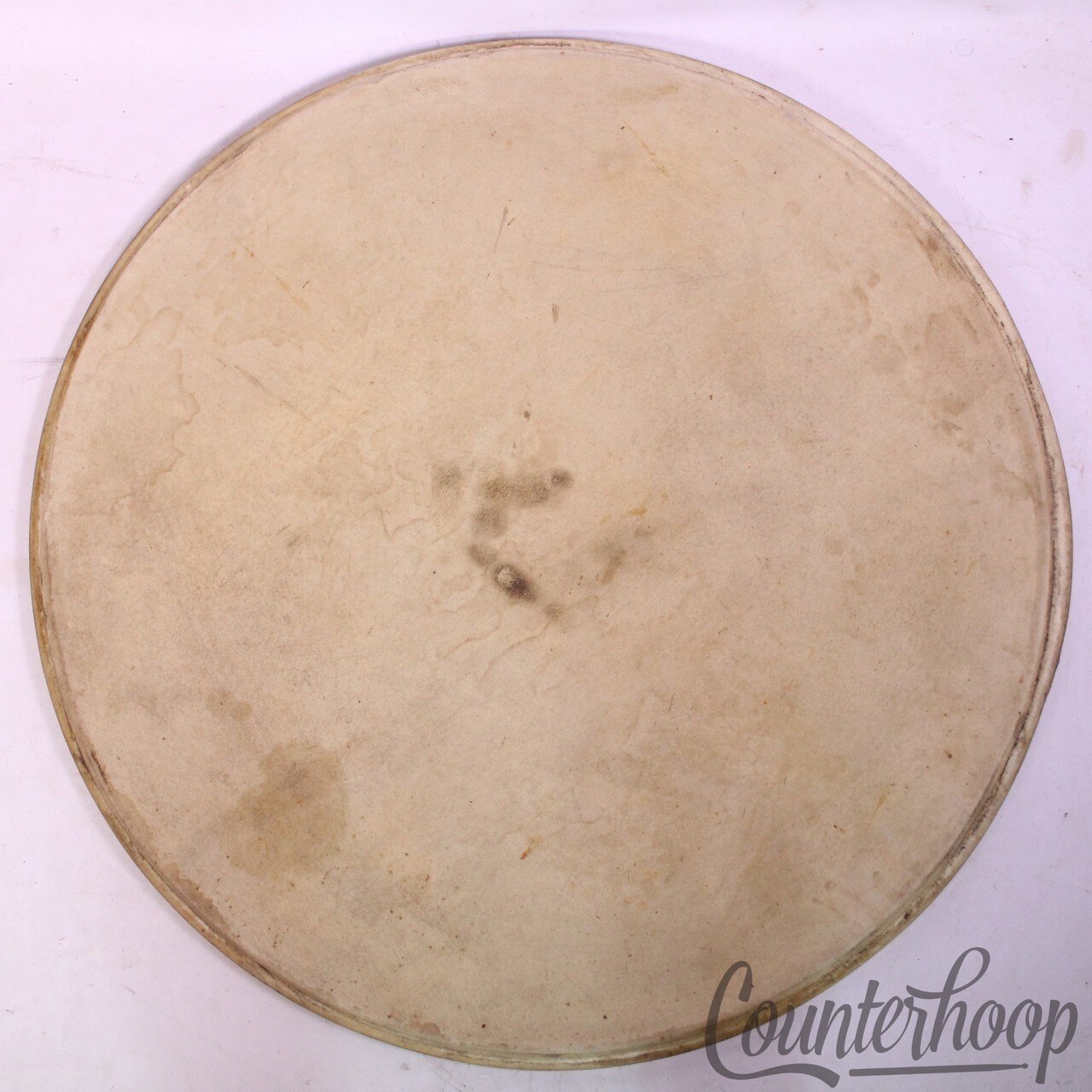 Gretsch 23.5"Bass Drum Head Calf Skin Maple Flesh Hoop Batter USA Rare Size 1/2" — main photograph