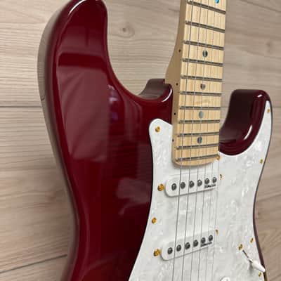 Fender Richie Kotzen Signature Stratocaster Electric Guitar, Transparent Red Burst image 6