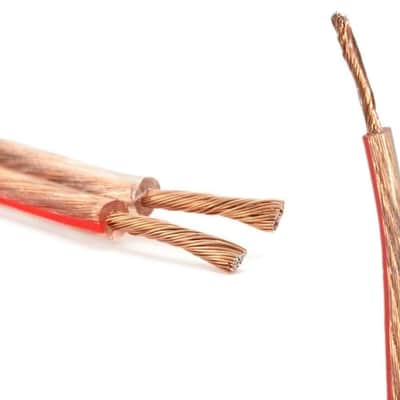 American Terminal 16 Gauge 250 Feet Speaker Wire Cable with Flex Clear PVC Sheathing Ideal for Home Theater Speakers, Marin, and Car Speakers Installation image 2