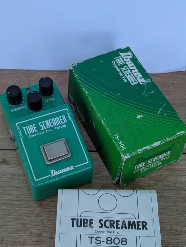 Ibanez TS808 Tube Screamer 1981 with box and manual image 1