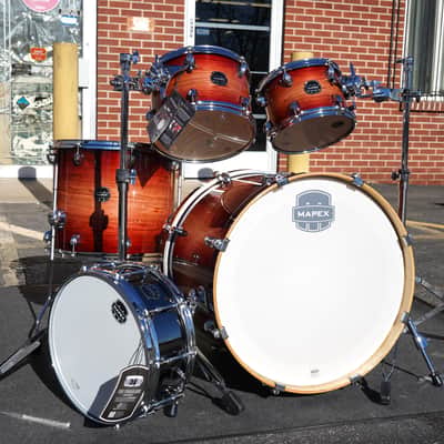 Mapex Armory Studioease 5pc Birch/Maple Shell Pack - Redwood Burst image 1