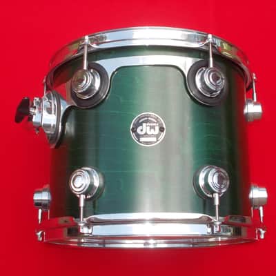 DW Collector's Series 12x10 Emerald Green Satin Oil Tom Drum image 3