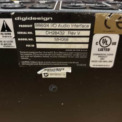 Digidesign 888 I/O Audio interface 2000s - Black image 9