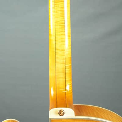 W.E. Moll  19" Custom Express  2007  Natural Flame Maple Back and Sides image 8