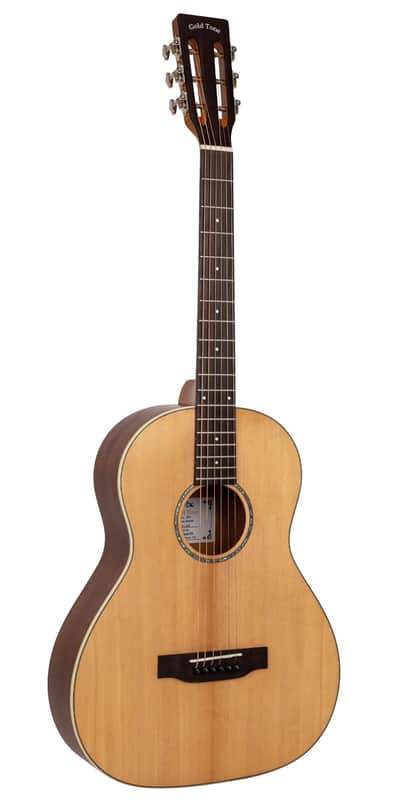 Gold Tone GT-Parlor-NA All Solid Wood Solid Sitka Spruce Top Mahogany Neck 6-String Acoustic-Electric Guitar w/Gig Bag image 1