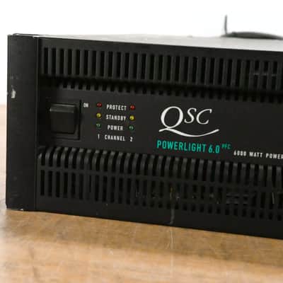 QSC PowerLight 6.0 PFC Power Factor Corrected 2-Channel Power Amplifier CG011UQ image 4