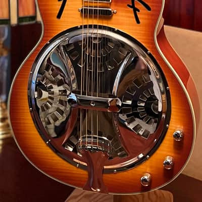 Fender FR-50CE Spruce/Mahogany Resonator 2009 - Sunburst image 1