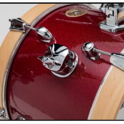 TAMA LJK44S-CPM Club-Jam Flyer Ultra Compact Shellset ohne Hardware & Becken candy apple mist image 4