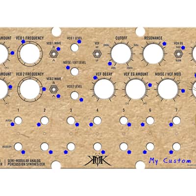 Moog DFAM Blank Patch / Preset Overlay Set ( Pack of 20 ) image 3