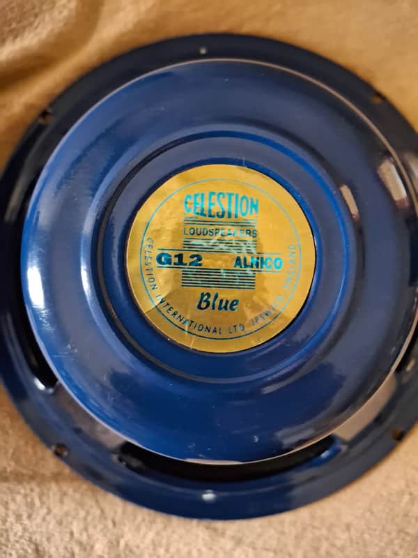 Celestion T4436 G12 Alnico Blue 15-Watt 16-Ohm 12" Speaker 2010s - Blue