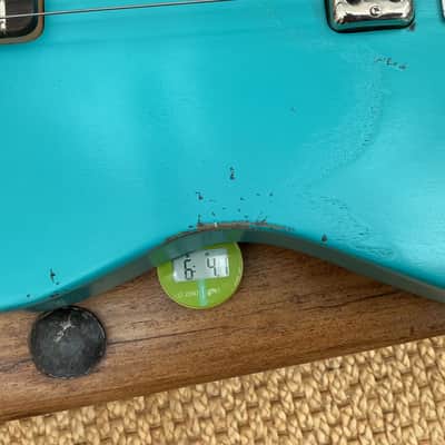 Crema Customs extralight in relic Taos Turquoise nitro satin image 15