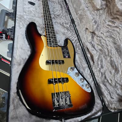 Fender American Ultra II Jazz Bass - Ultraburst, Ebony Fingerboard w/OHSC & PLEK*D #660 image 10