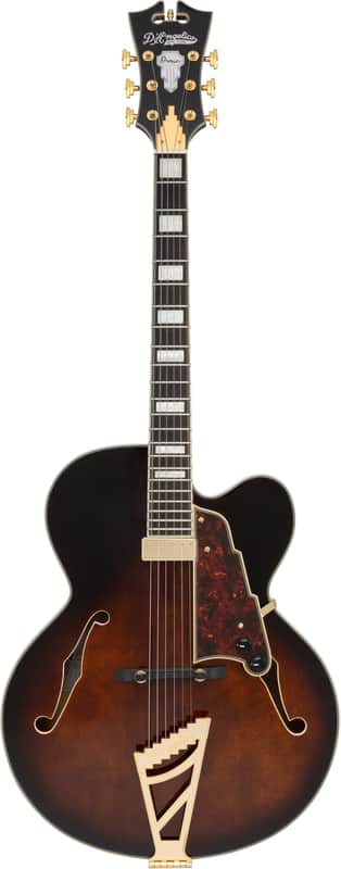 D'Angelico Premier EXL-1 Brown Burst w/Gigbag image 1