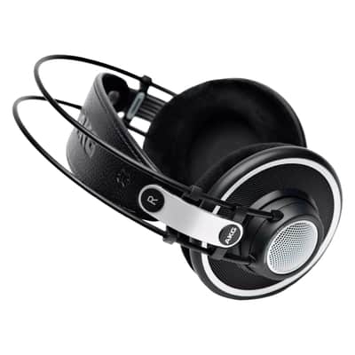 AKG K702 K 702 Studio/Audiophile Headphones+Audio Technica Condenser Microphone image 7