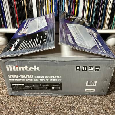 Mintek DVD-3610 3-Disc DVD Player DVD/CD/CD-R/CD-RW/MP3 Silver NEW OPEN BOX ✅ image 5