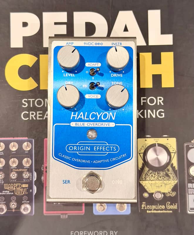 Origin Effects Halcyon Blue Overdrive 2024 - Present - Silver / Blue image 1