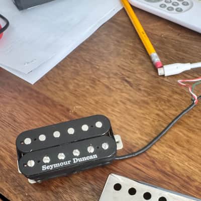 Seymour Duncan TB-6 Duncan Distortion Bridge Trembucker 2010s - Black image 1