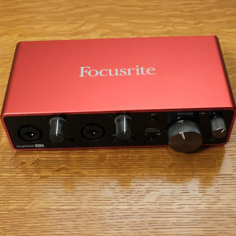 Focusrite Scarlett 2i2 3rd Gen USB Audio Interface 2019 - Present - Red / Black image 1