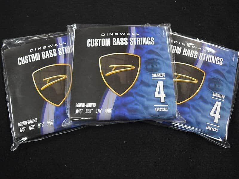 Dingwall 4-String Stainless Steel Roundwound Bass Strings (45-98) *3 Pack Special with FREE Shipping image 1