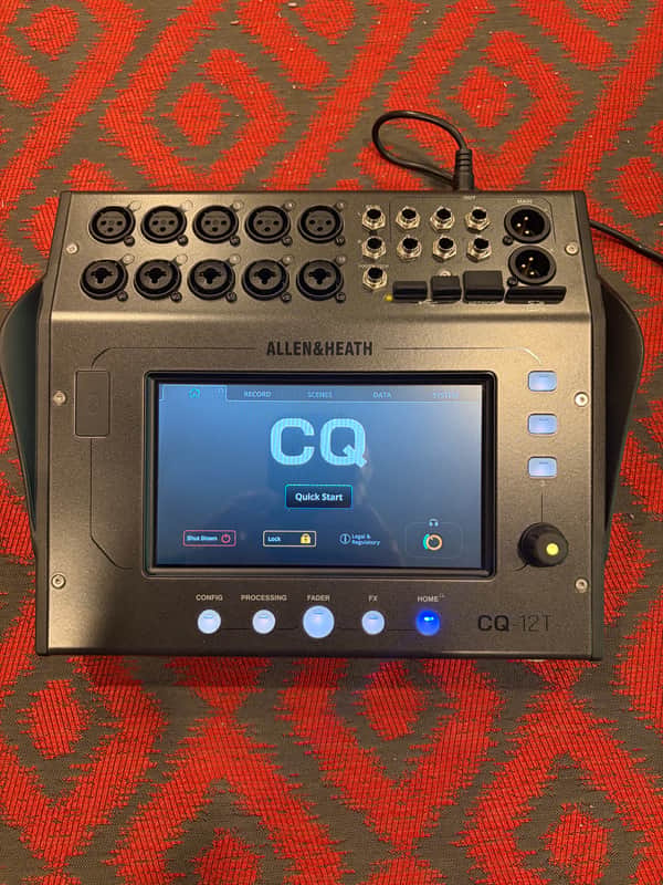 Allen & Heath CQ-12T 12-Channel Digital Mixer 2023 - Present - Black image 1