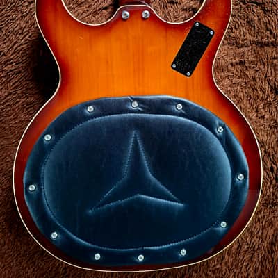 Extremely Rare Vintage 1972/73 Tokai Black Widow In Sunburst Made In Japan In Perfect Condition image 5