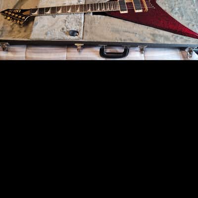 ESP LTD KH-V Kirk Hammett Signature 2023 - Present - Red Sparkle image 1